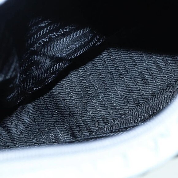 PRADA Tote Bag Nylon Gray Silver Auth - Picture 12 of 16